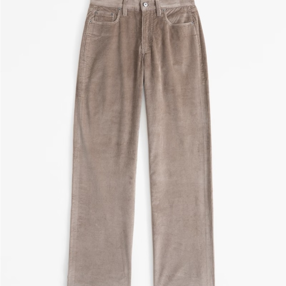 Abercrombie Corduroy Low Rise Loose Jean - Picture 4 of 4